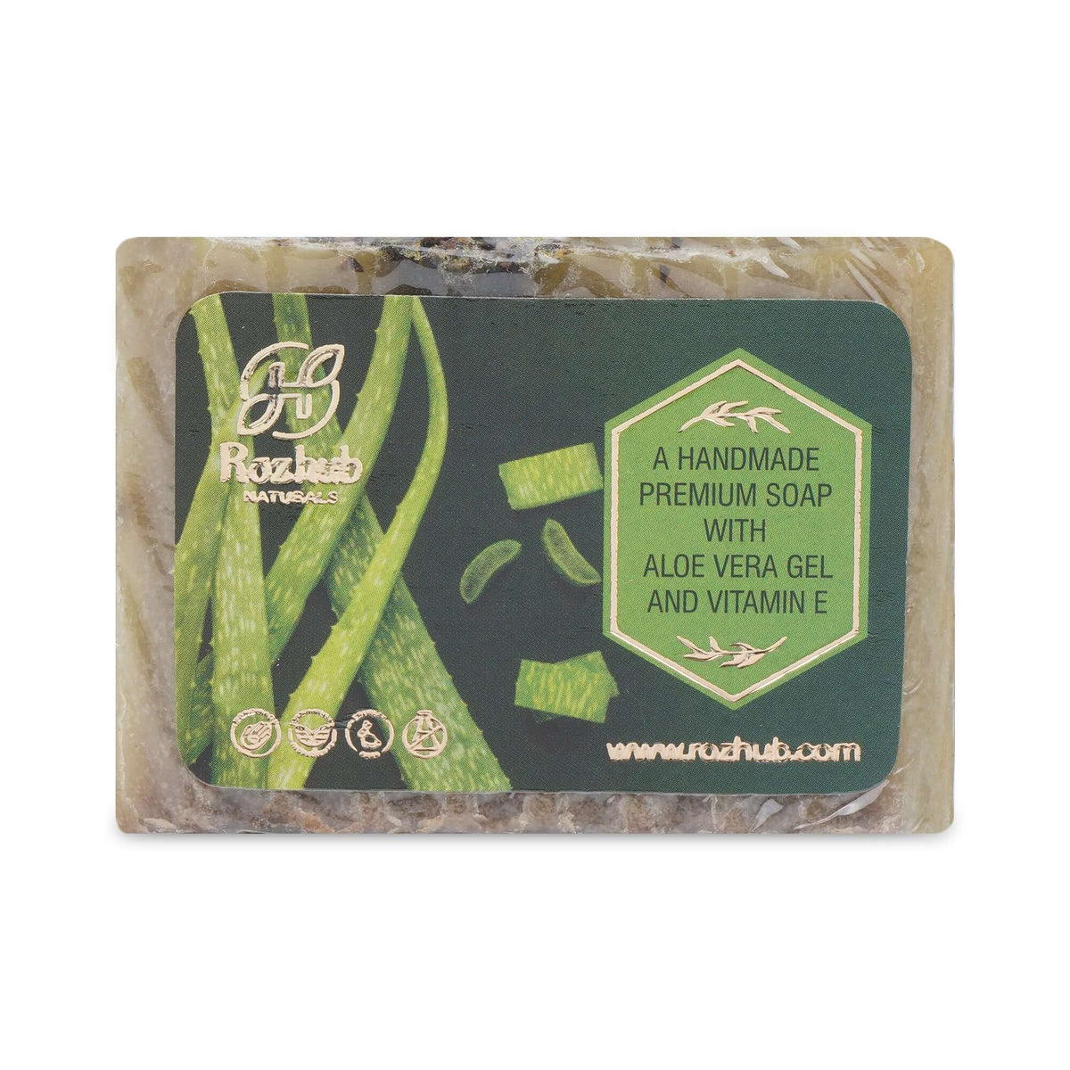 Aloevera Basil Handmade Bathing Soap for Youthful Glow