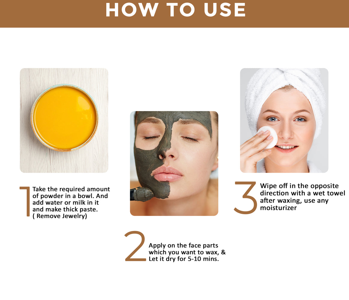 Rozhub Naturals Sandalwood Facial Wax Powder - Silky Smooth Skin Awaits - 100g - Rozhub Naturals