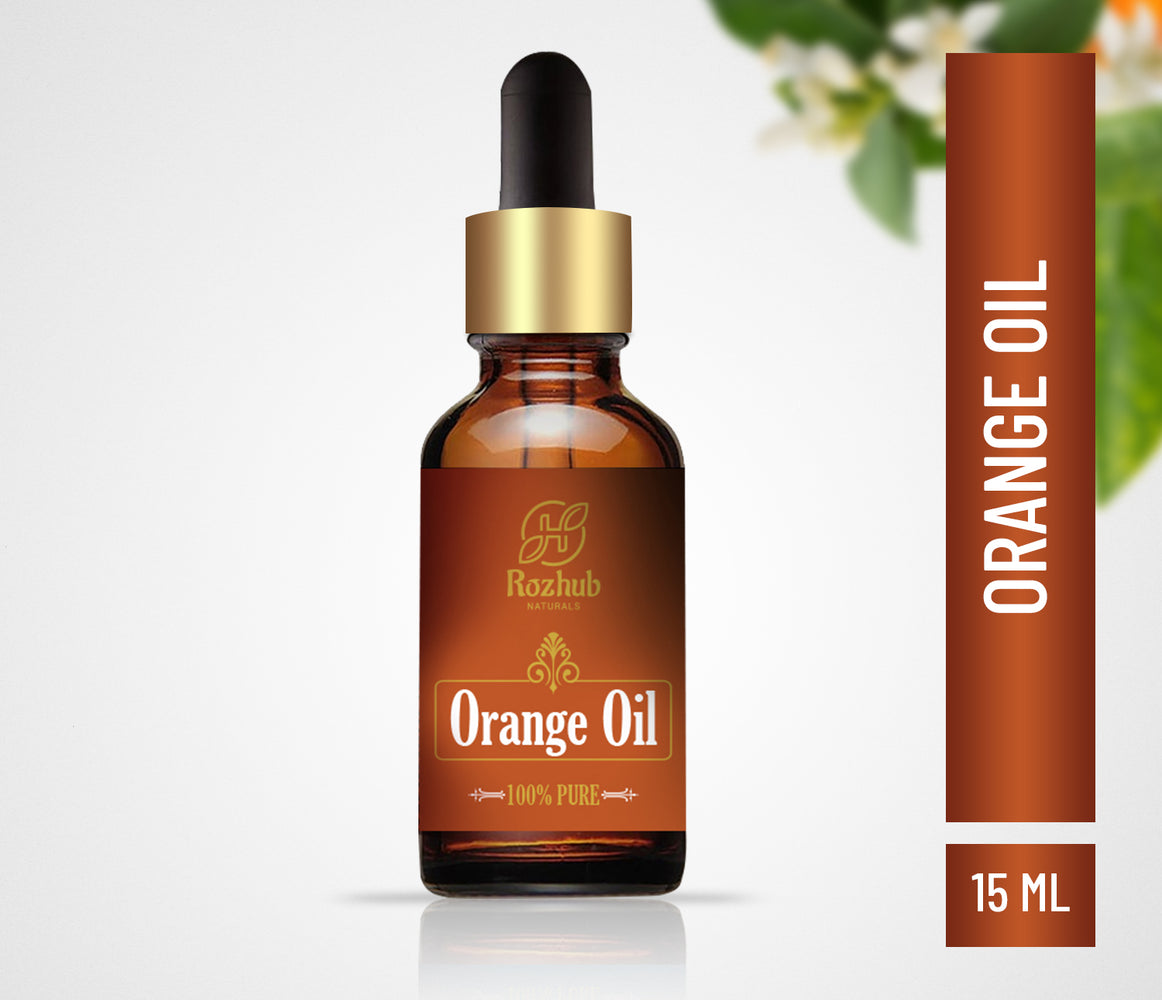 Orange Essential Oils For Skin, Hair and Aromatherapy - 15ml