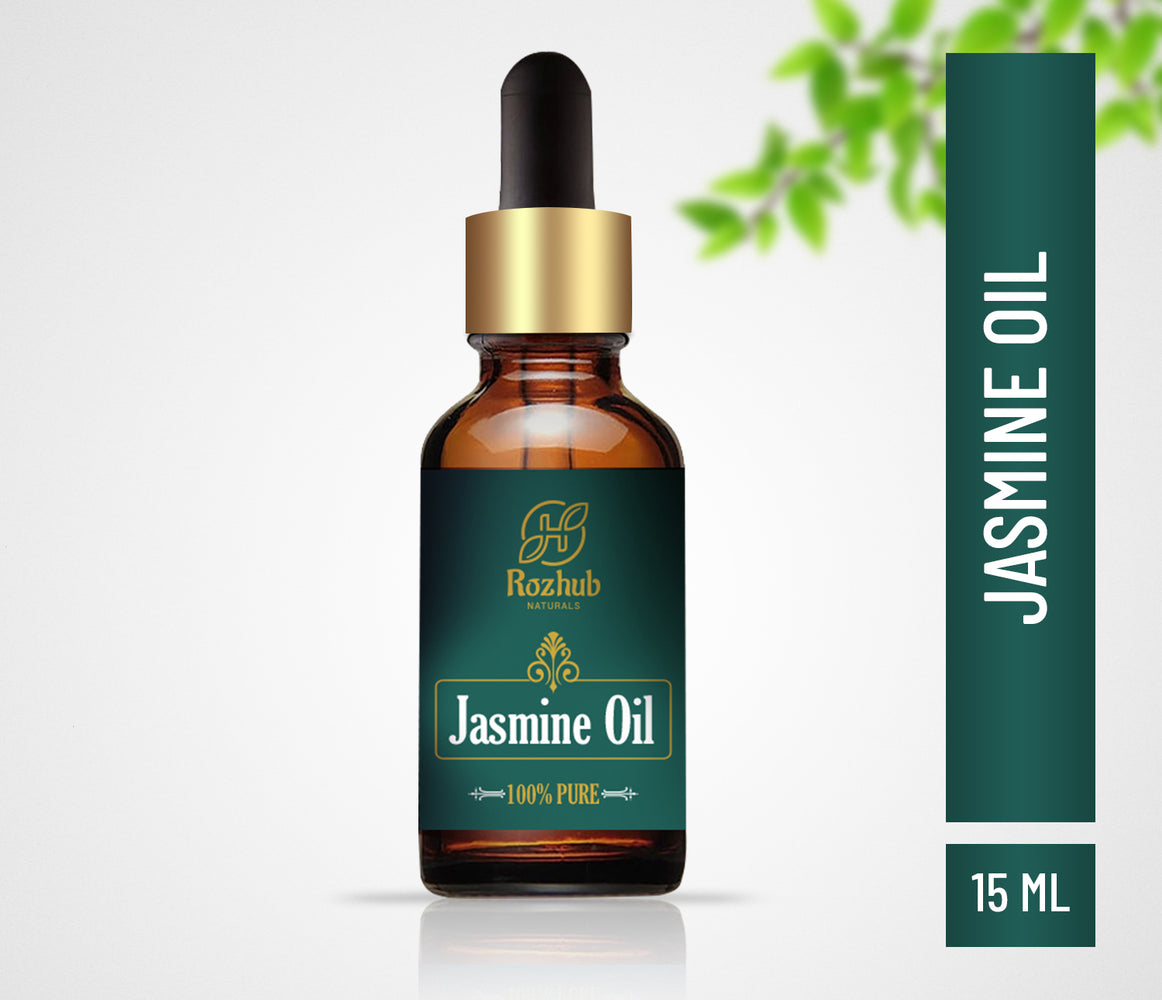 Rozhub Naturals Jasmin Essential Oil - 100% Natural & Pure Undiluted - 15ml - Rozhub Naturals